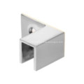 Right-Hand Wall Mount Sleeve Over Shower Glass Clamp